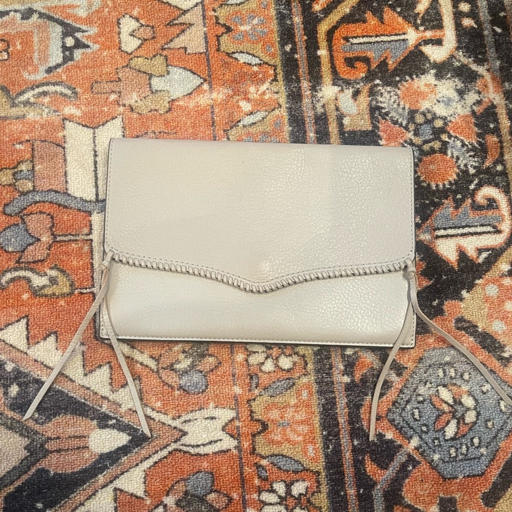 Rebecca Minkoff Gray Panama Clutch